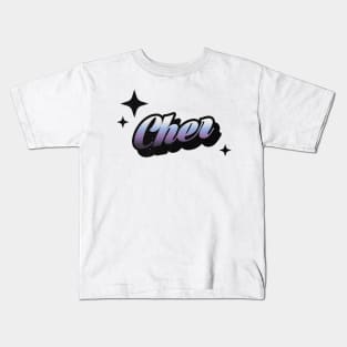 Cher - Retro Classic Typography Style Kids T-Shirt